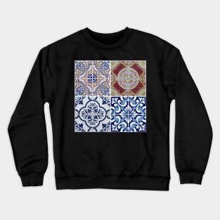 Vintage ceramic tiles Crewneck Sweatshirt